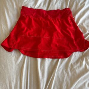 Lululemon Athletica Bold Red Skirt - size 6